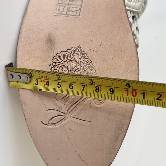 NEW! Free People Leather Woven Shoe boots Bone color, EU 39 (US 8) - Picture 16 of 16